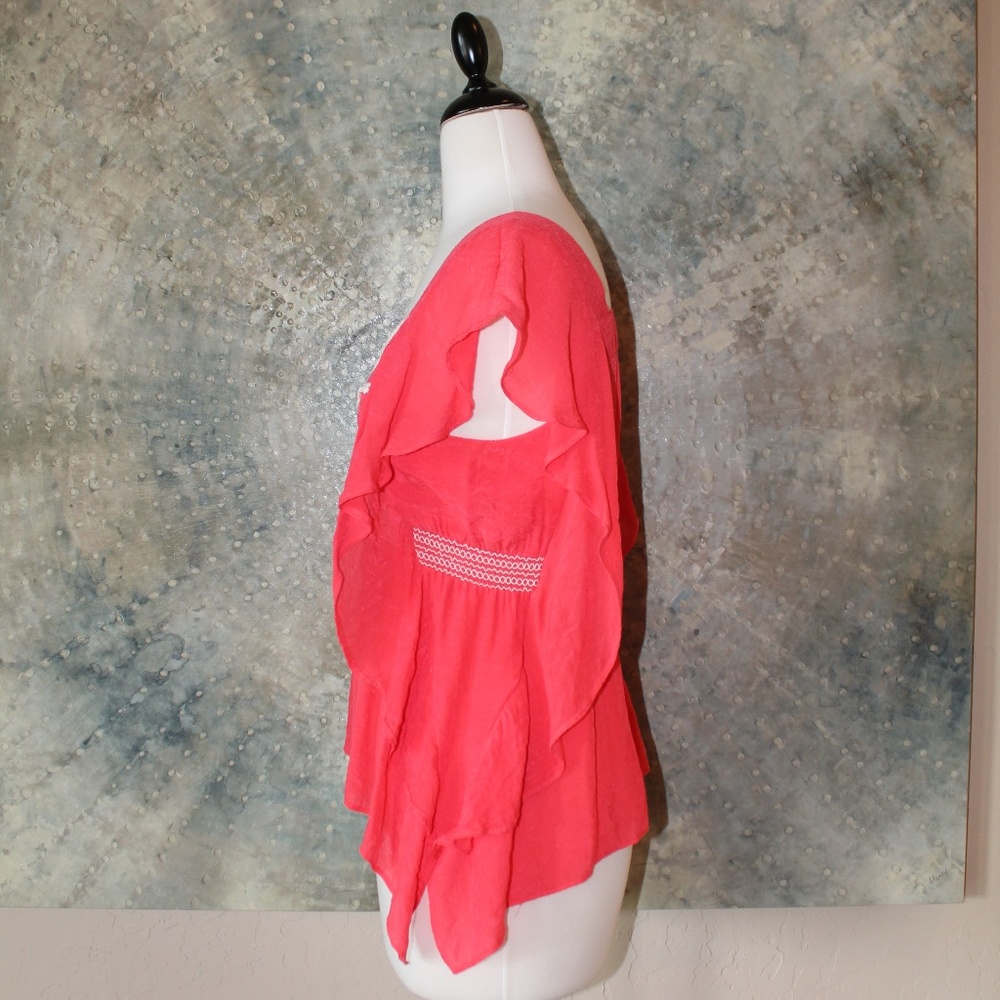 Ya Ruffled Side Boho Shirt - Picture 5 of 8